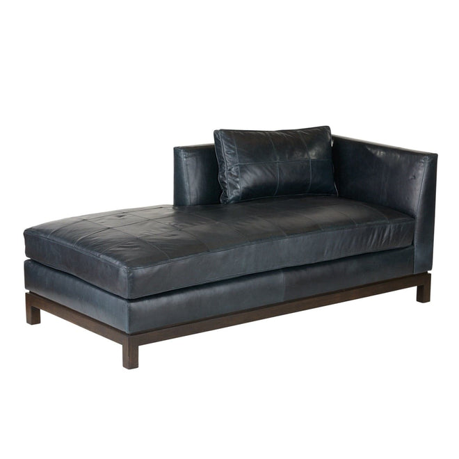 Edmond Chaise Ink Leather