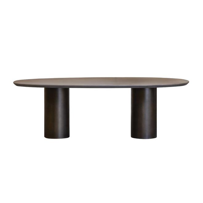 Adela Dining Table - Medium - Smoke | Bronze
