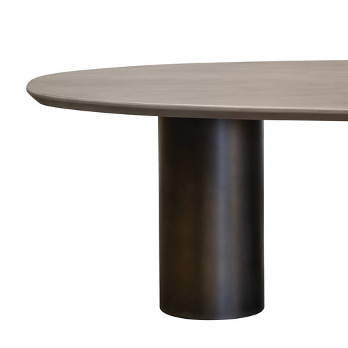 Adela Dining Table - Medium - Smoke | Bronze