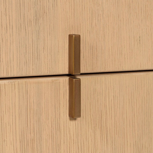 Maverick Bedside - Natural | Brass