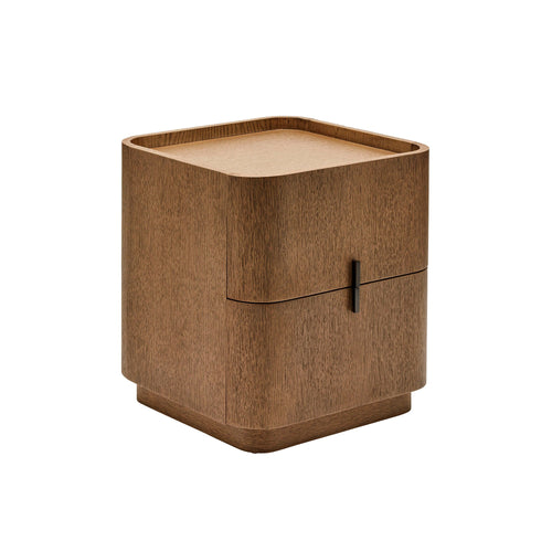 Maverick Bedside - Walnut | Pewter