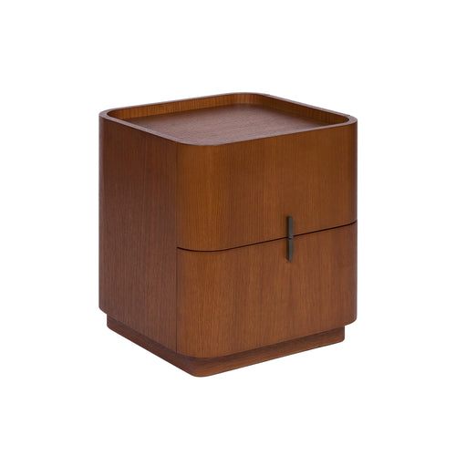 Maverick Bedside - Walnut | Pewter