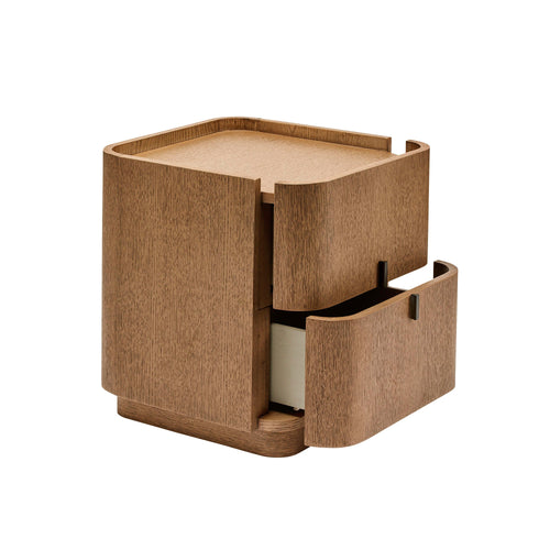 Maverick Bedside - Natural | Brass