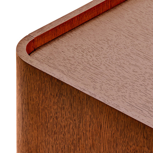 Maverick Bedside - Walnut | Pewter