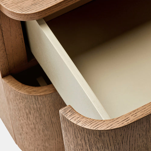 Maverick Bedside - Natural | Brass