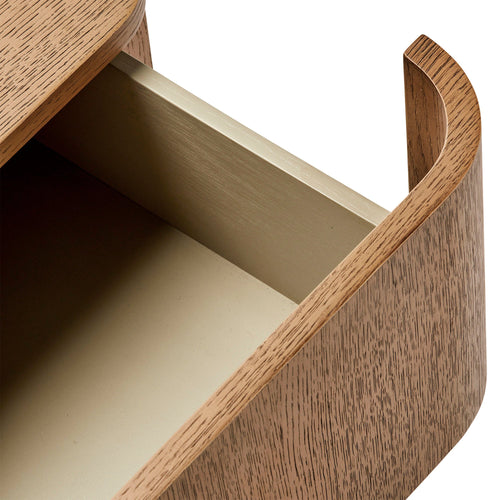 Maverick Bedside - Natural | Brass
