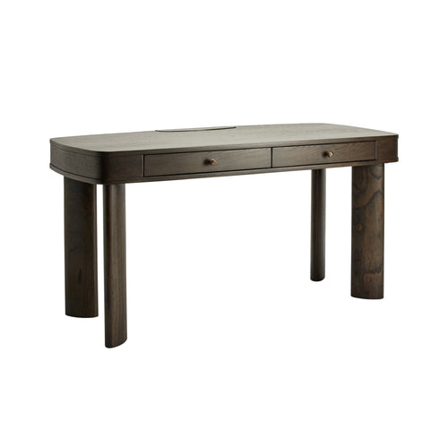 Parker Desk - Tobacco | Brass