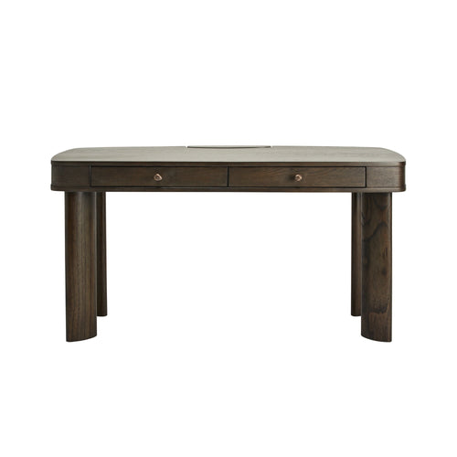 Parker Desk - Tobacco | Brass