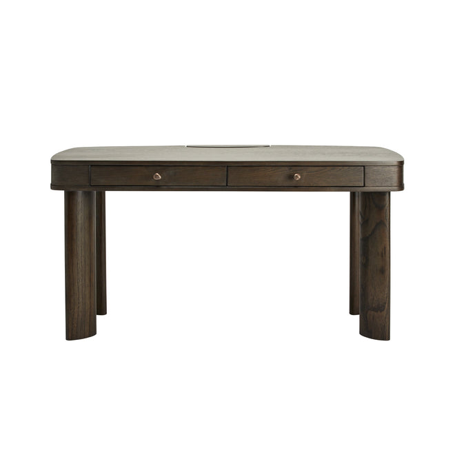 Parker Desk - Tobacco | Brass
