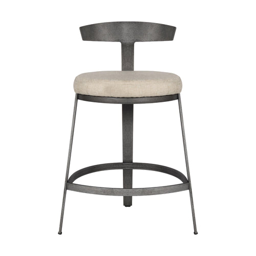 Frankie Counter Stool - Gunmetal