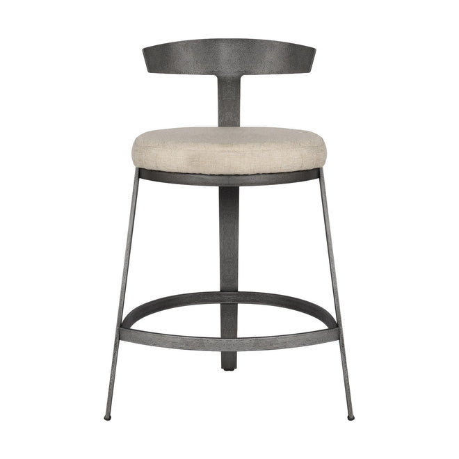 Frankie Counter Stool - Gunmetal