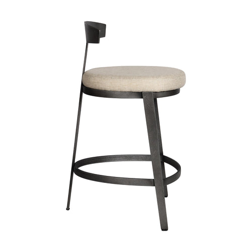 Frankie Counter Stool - Gunmetal