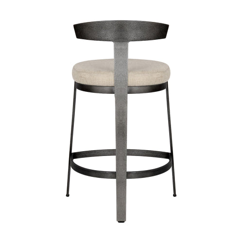 Frankie Counter Stool - Gunmetal