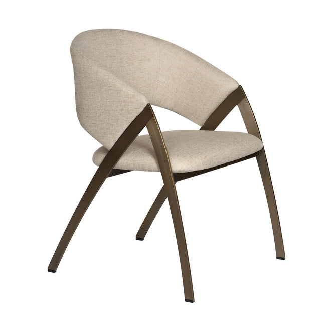 Mya Dining Chair - Brass