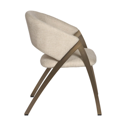 Mya Dining Chair - Brass