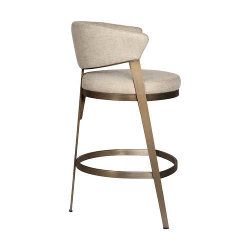 Harper Counter Stool - Brass