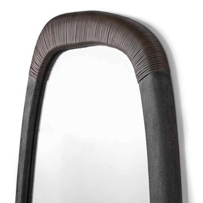 Aidan Floor Mirror Charcoal