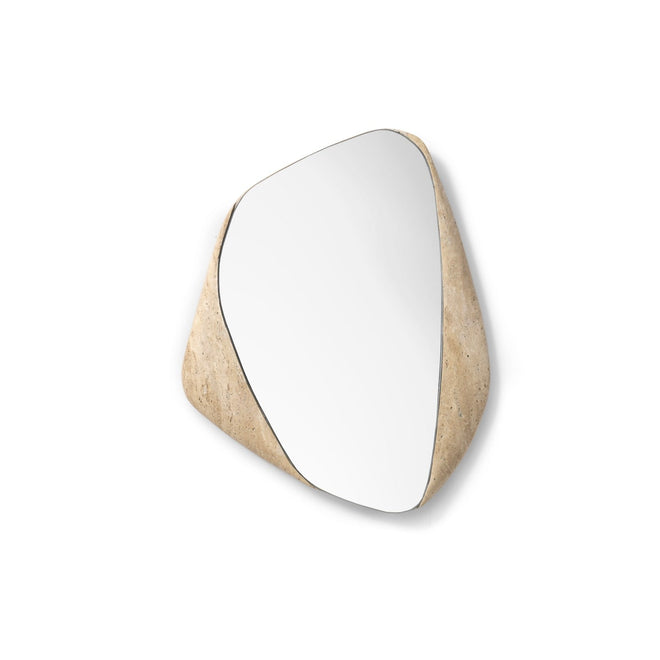 Kira Travertine Mirror Small