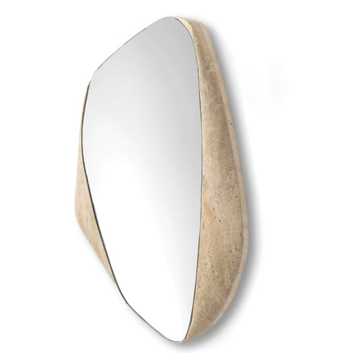 Kira Travertine Mirror Small