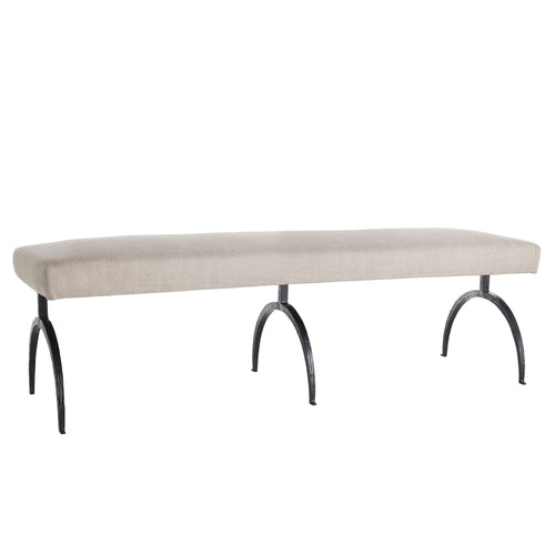 Bahati Bench - Natural Linen