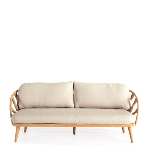 Krabi Sofa - Wild Honey / Rami Natural Rope / Panama Blanco