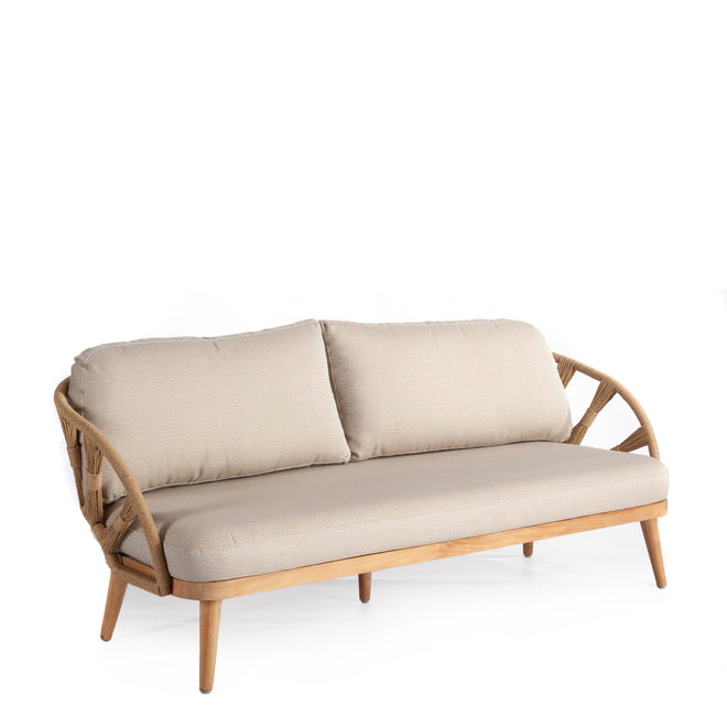 Krabi Sofa - Wild Honey / Rami Natural Rope / Panama Blanco