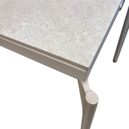 Boston Square Side Table - White Wash