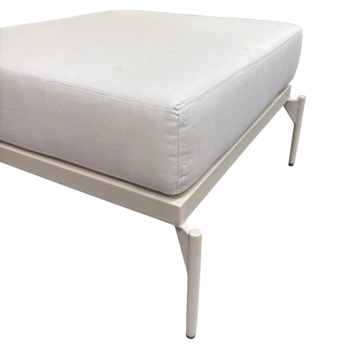 Boston Ottoman - White Wash