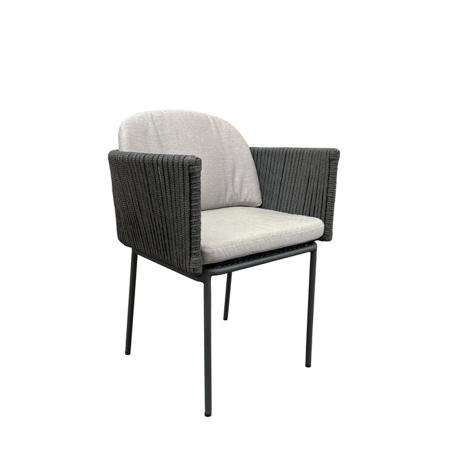 Boston Dining Armchair - Carbon Matte