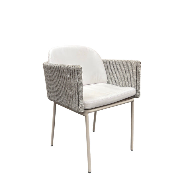 Boston Dining Armchair - White Wash