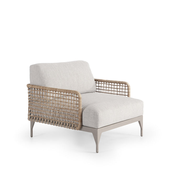 Ribs Armchair - White Wash