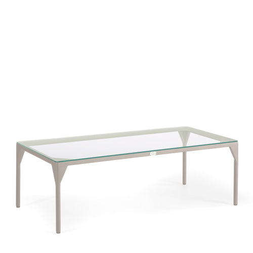 Ribs Rectangle Coffee Table - White Wash
