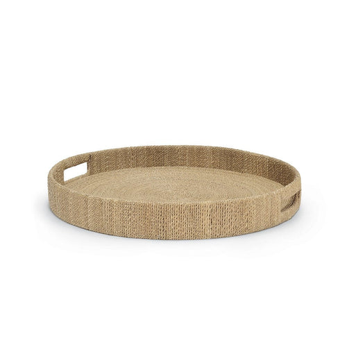 Monarch Round Tray, Lg, Natural