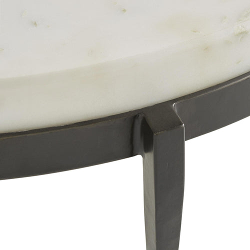 Kelsie Cocktail Table - White Marble