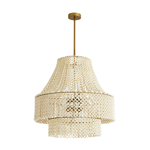 Hannie Chandelier - White Wood