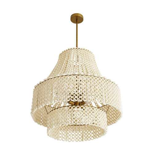 Hannie Chandelier - White Wood