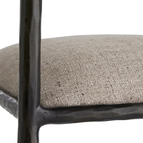 Barbana Bar Stool Pewter Texture