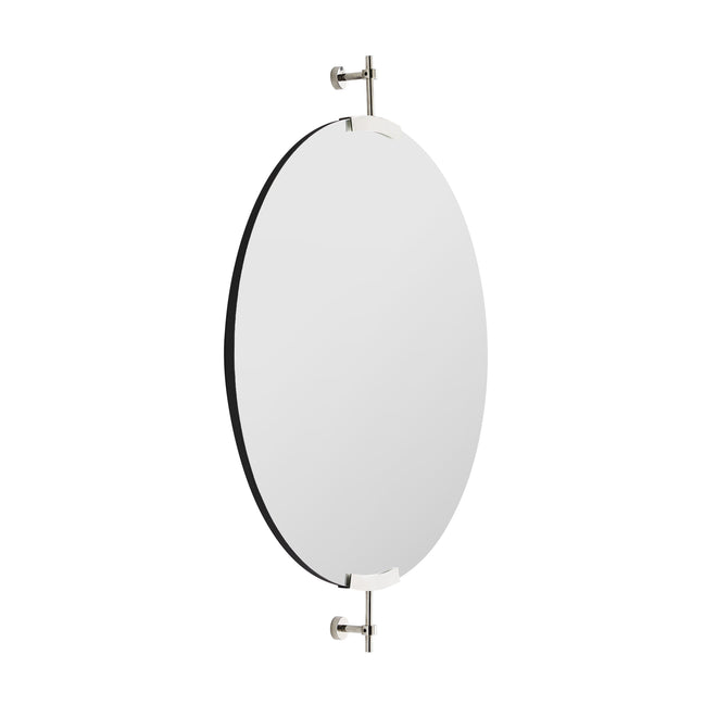 Madden Round Mirror - Polished Nickel