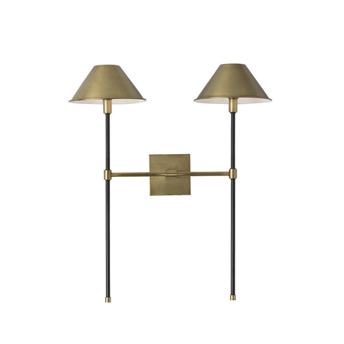 Havana Sconce - Antique Brass