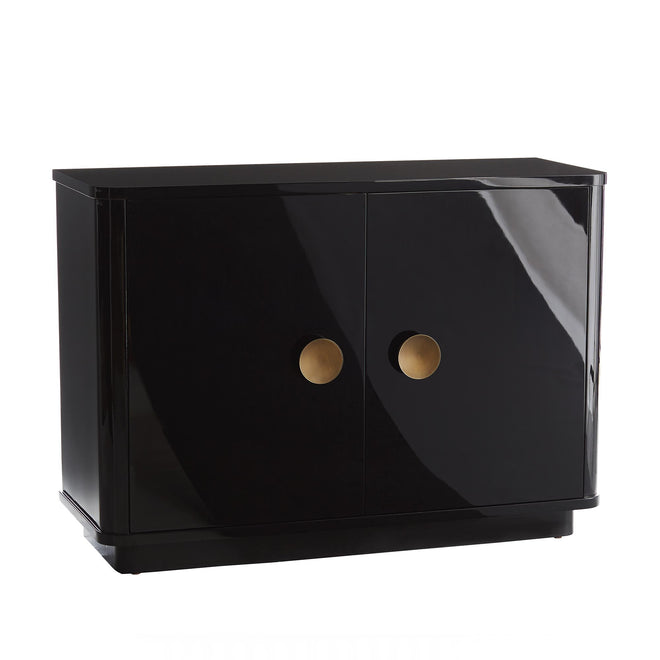 Kennedy Chest - High Gloss Black Lacquer