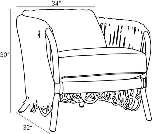 Strata Lounge Chair - White