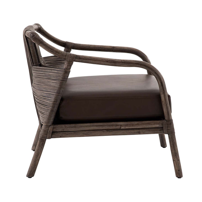 Newton Lounge Chair - Coal Leather