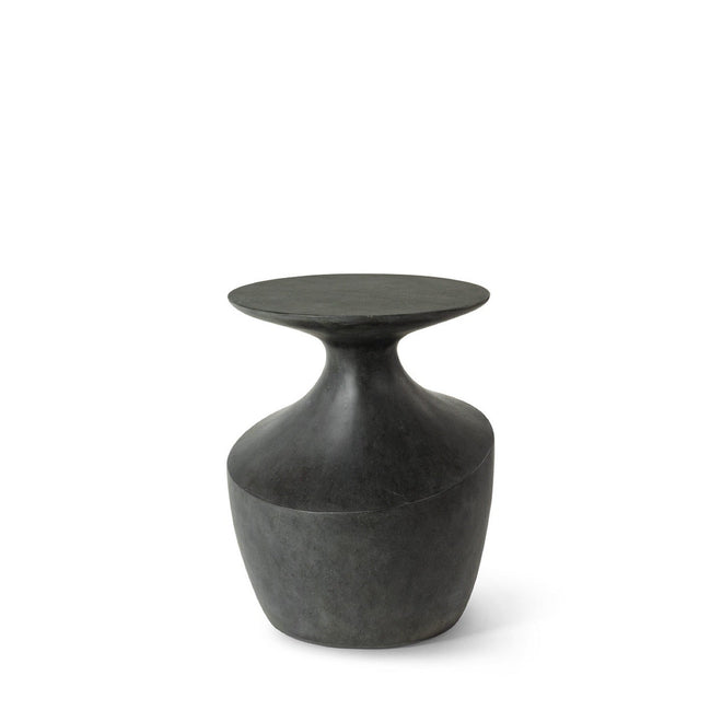 Chelsea Outdoor Side Table Short, Charcoal