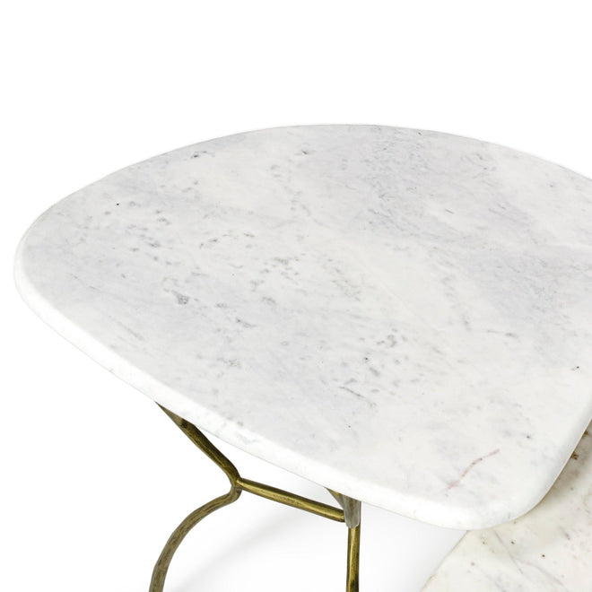 Alexi Marble Side Table Tall