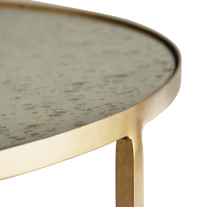 Percy Side Table - Antique Brass