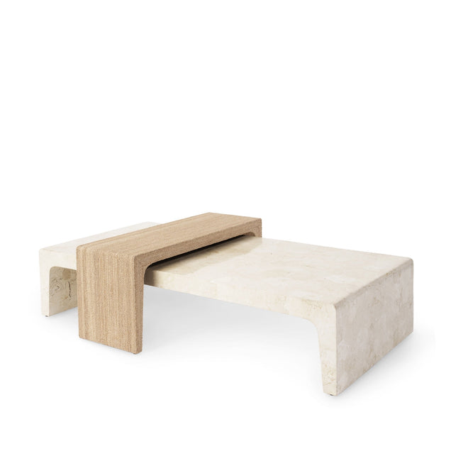 Abbott Stone Coffee Table Low