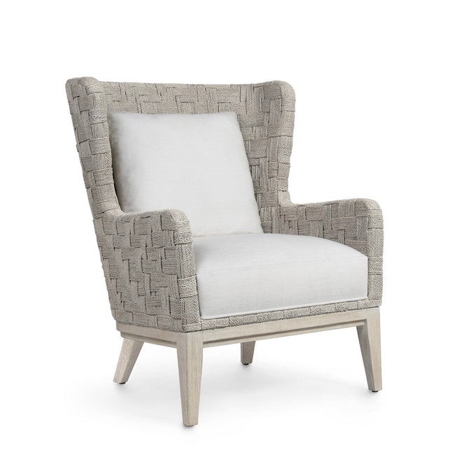 Dillon Wingback Chair Whitewash