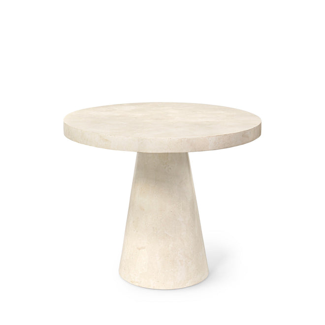 Foley Stone Outdoor Bistro Table White