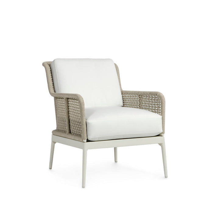 Somerset Outdoor Lounge Chair Ivory