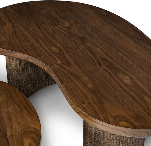 Zoey Walnut Coffee Table Small